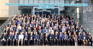 Keynote presentation at the plenary session of the “Materials Science and Engineering Conference” in China