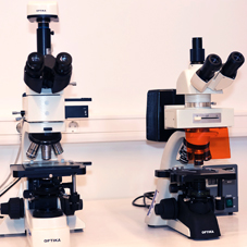 Analytical equipment Optical microscope with fluorescent addition "OPTIKA"